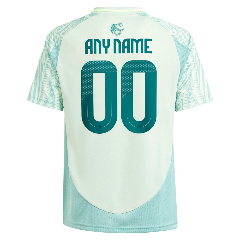Mexico National Team Youth 2024 Away Replica Custom Jersey - Green | Adidas sale