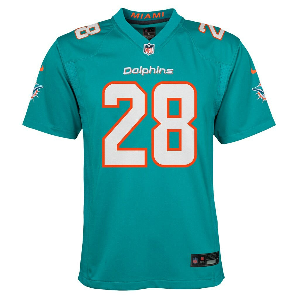 De’Von Achane Miami Dolphins Youth Game Jersey - Aqua | Nike discount