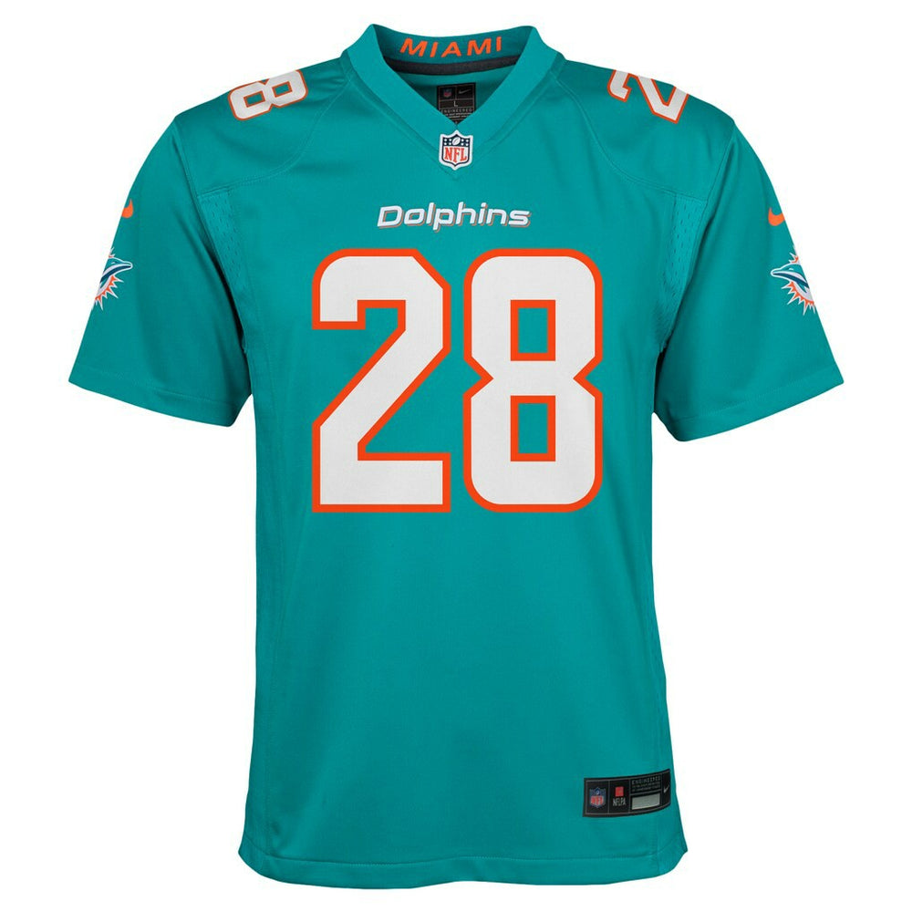 De’Von Achane Miami Dolphins Youth Game Jersey - Aqua | Nike discount