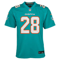 De’Von Achane Miami Dolphins Youth Game Jersey - Aqua | Nike discount