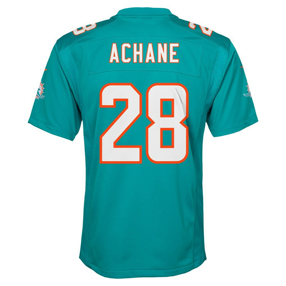 De’Von Achane Miami Dolphins Youth Game Jersey - Aqua | Nike discount