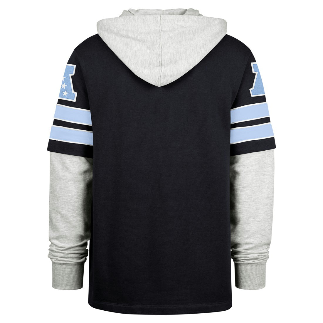 Tennessee Titans '47 Double Header Blitz Cornerback Pullover Hoodie - Navy outlet