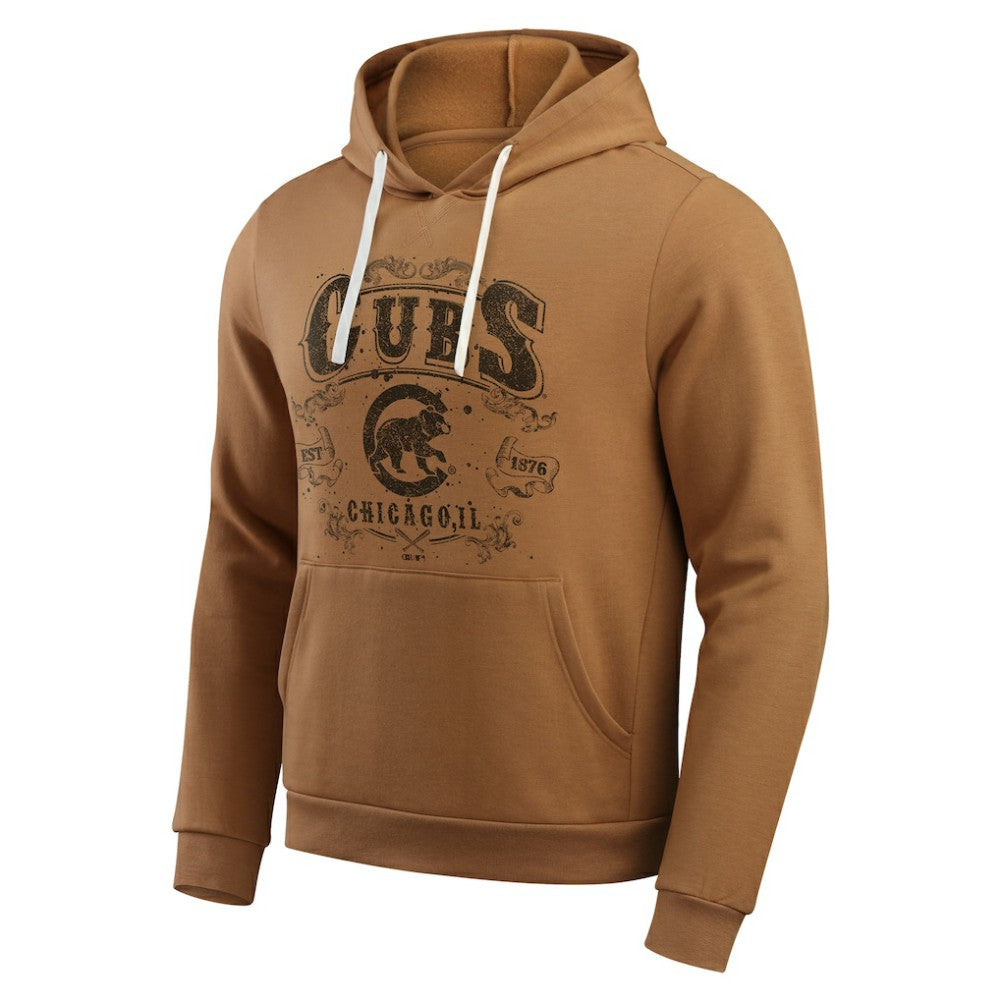 Chicago Cubs Darius Rucker Collection Camp Fleece Pullover Hoodie  - Tan