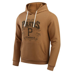 Pittsburgh Pirates Darius Rucker Collection Camp Fleece Pullover Hoodie  - Tan