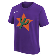 Phoenix Suns Youth 2025/26 City Edition Essential Logo T-Shirt - Purple | Nike sale