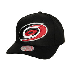 Carolina Hurricanes Mitchell & Ness Core Team Ground Pro Adjustable Hat Black
