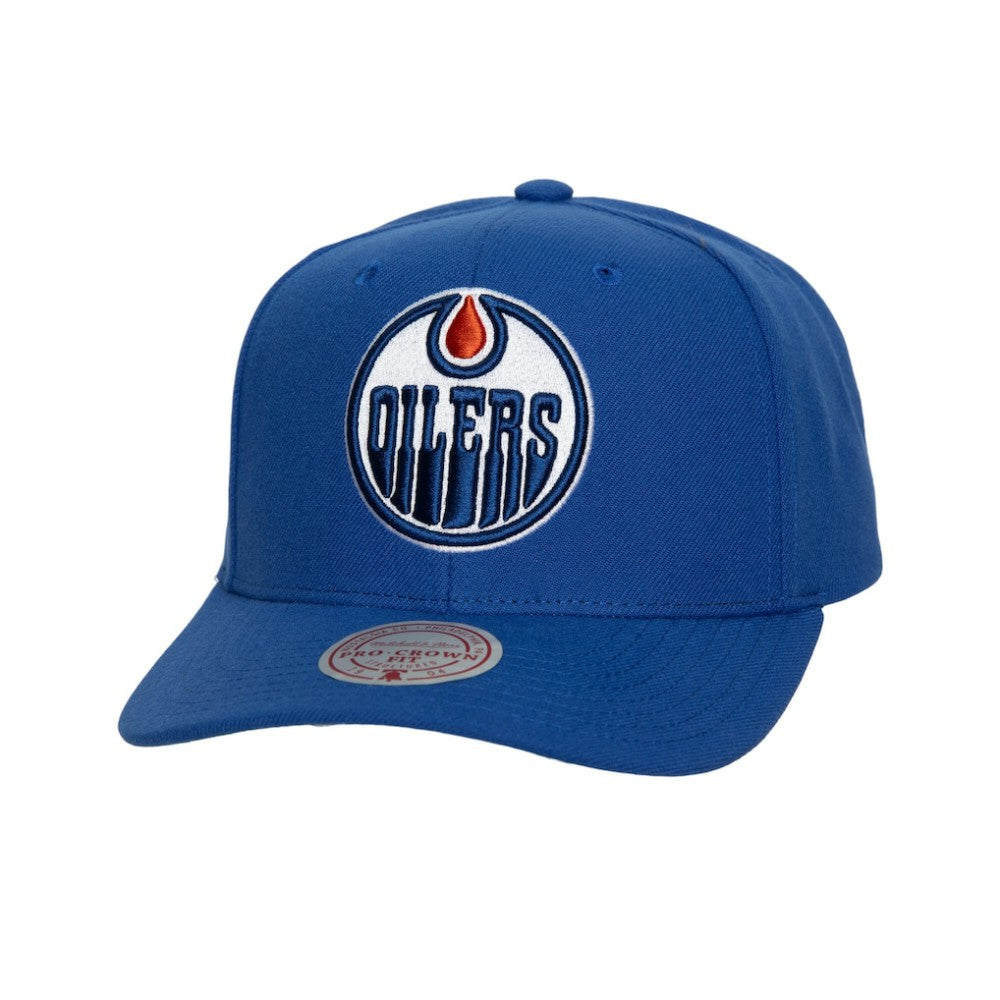 Edmonton Oilers Mitchell & Ness Core Team Ground Pro Adjustable Hat Navy