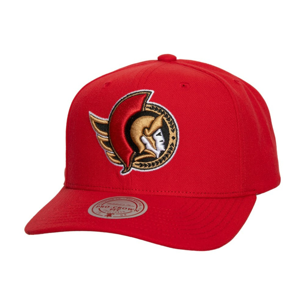 Ottawa Senators Mitchell & Ness Core Team Ground Pro Adjustable Hat Red