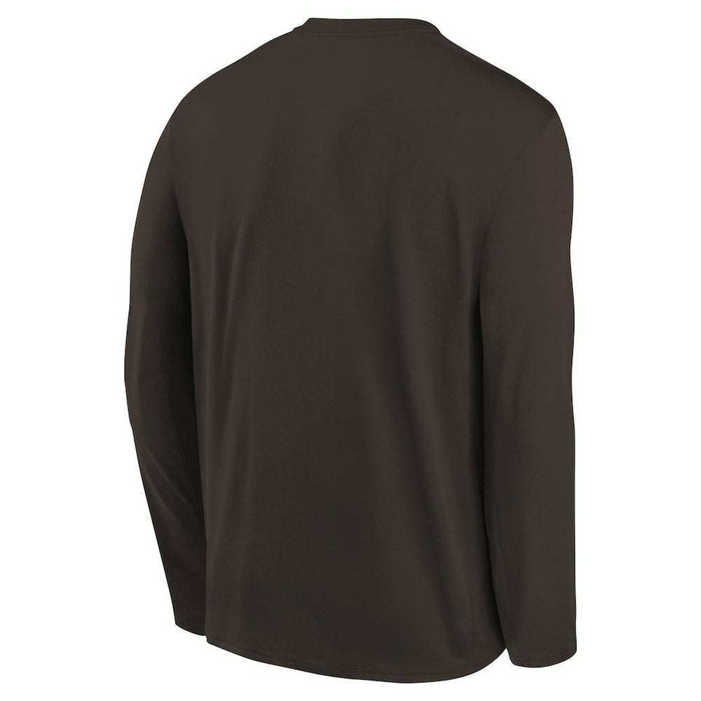 Cleveland Browns Preschool Legend Icon Long Sleeve T-Shirt - Brown | Nike online
