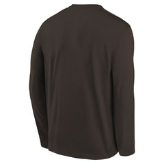 Cleveland Browns Preschool Legend Icon Long Sleeve T-Shirt - Brown | Nike online