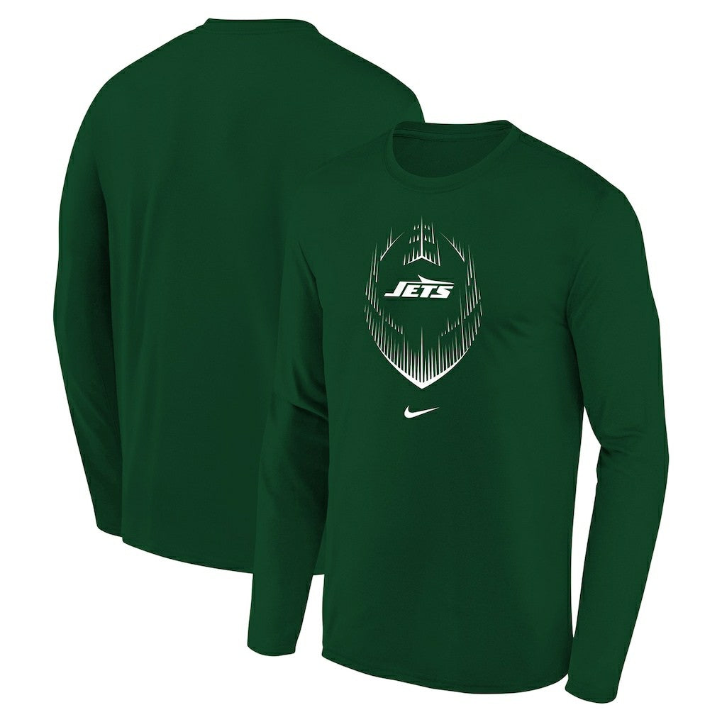 New York Jets Youth Legend Icon Long Sleeve T-Shirt - Green | Nike on sale