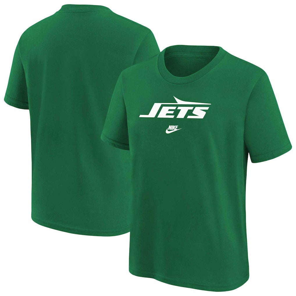 New York Jets Youth Rewind Essential T-Shirt - Green | Nike online