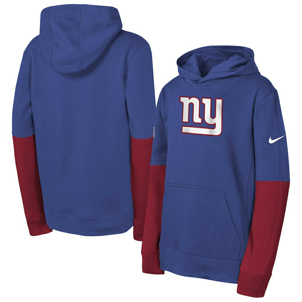 New York Giants Youth Club Pullover Hoodie - Royal | Nike cheap