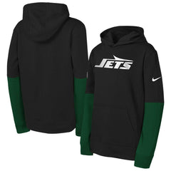 New York Jets Youth Club Pullover Hoodie - Black | Nike discount
