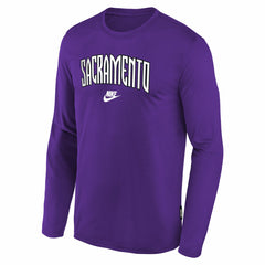 Sacramento Kings Youth Hardwood Classics Long Sleeve T-Shirt - Purple | Nike on sale