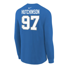 Aidan Hutchinson Detroit Lions Youth Player Name & Number Long Sleeve T-Shirt - Blue | Nike online