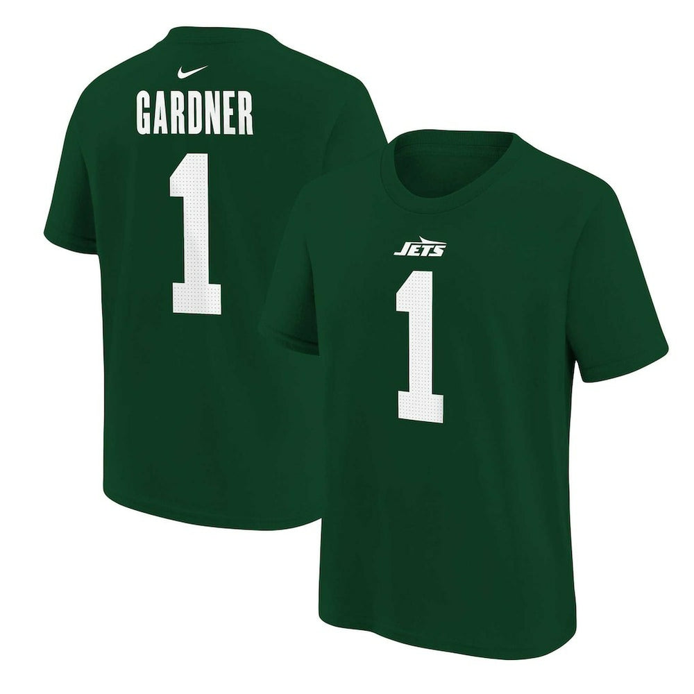 Ahmad Sauce Gardner New York Jets Youth Player Name & Number T-Shirt - Green | Nike discount