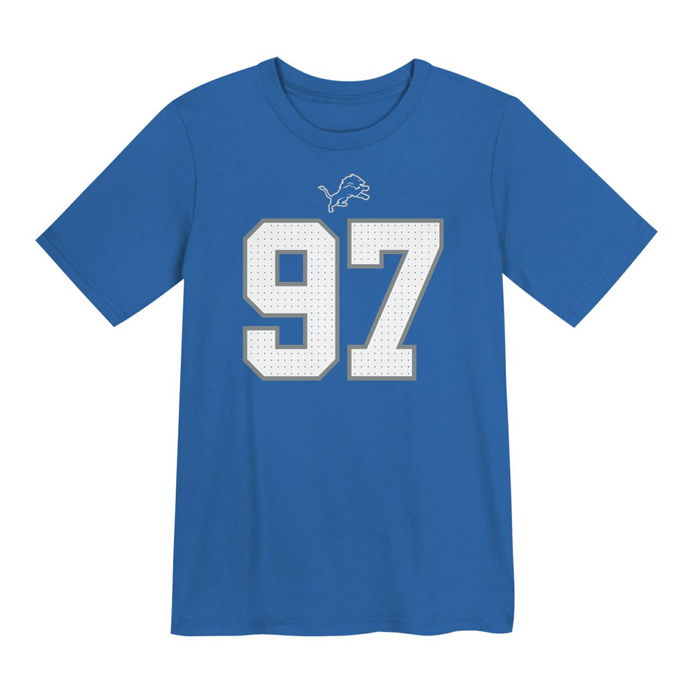 Aidan Hutchinson Detroit Lions Preschool Player Name & Number T-Shirt - Blue | Nike for sale