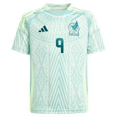 Raul Jimenez Mexico National Team Youth 2024 Away Replica Player Jersey - Green | Adidas cheap