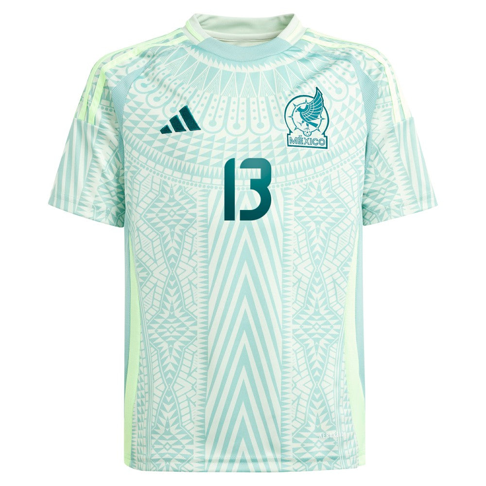 Guillermo Ochoa Mexico National Team Youth 2024 Away Replica Player Jersey - Green | Adidas discount