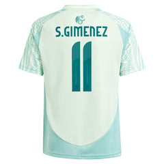 Santiago Giménez Mexico National Team Youth 2024 Away Replica Player Jersey - Green | Adidas sale