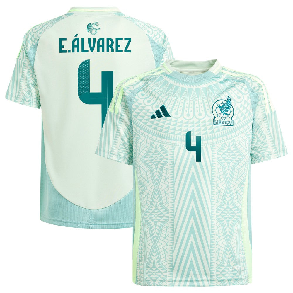 Edson Alvarez Mexico National Team Youth 2024 Away Replica Player Jersey - Green | Adidas outlet