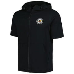 Baltimore Orioles Levelwear Recruit Short Sleeve Full-Zip Hoodie - Black