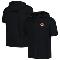 San Francisco Giants Levelwear Recruit Short Sleeve Full-Zip Hoodie - Black