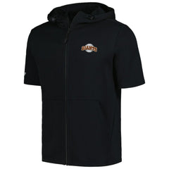 San Francisco Giants Levelwear Recruit Short Sleeve Full-Zip Hoodie - Black
