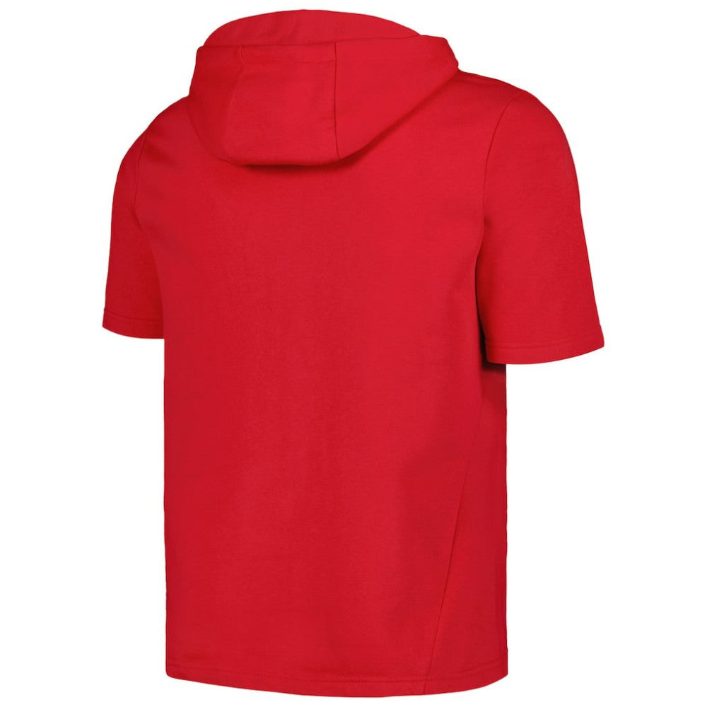 Philadelphia Phillies Levelwear Recruit Short Sleeve Full-Zip Hoodie - Red