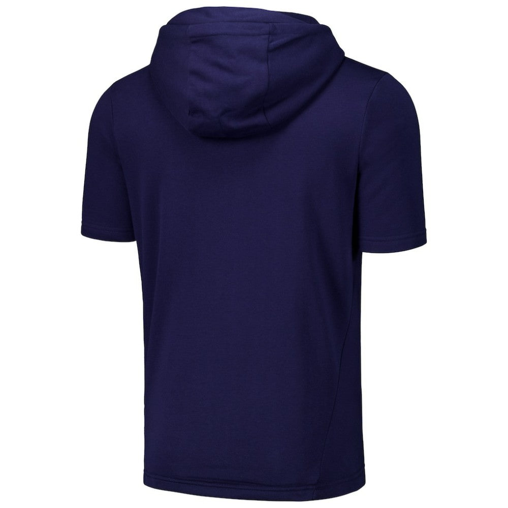 Boston Red Sox Levelwear Recruit Short Sleeve Full-Zip Hoodie - Navy