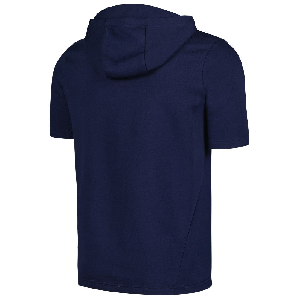 Cleveland Guardians Levelwear Recruit Short Sleeve Full-Zip Hoodie - Navy
