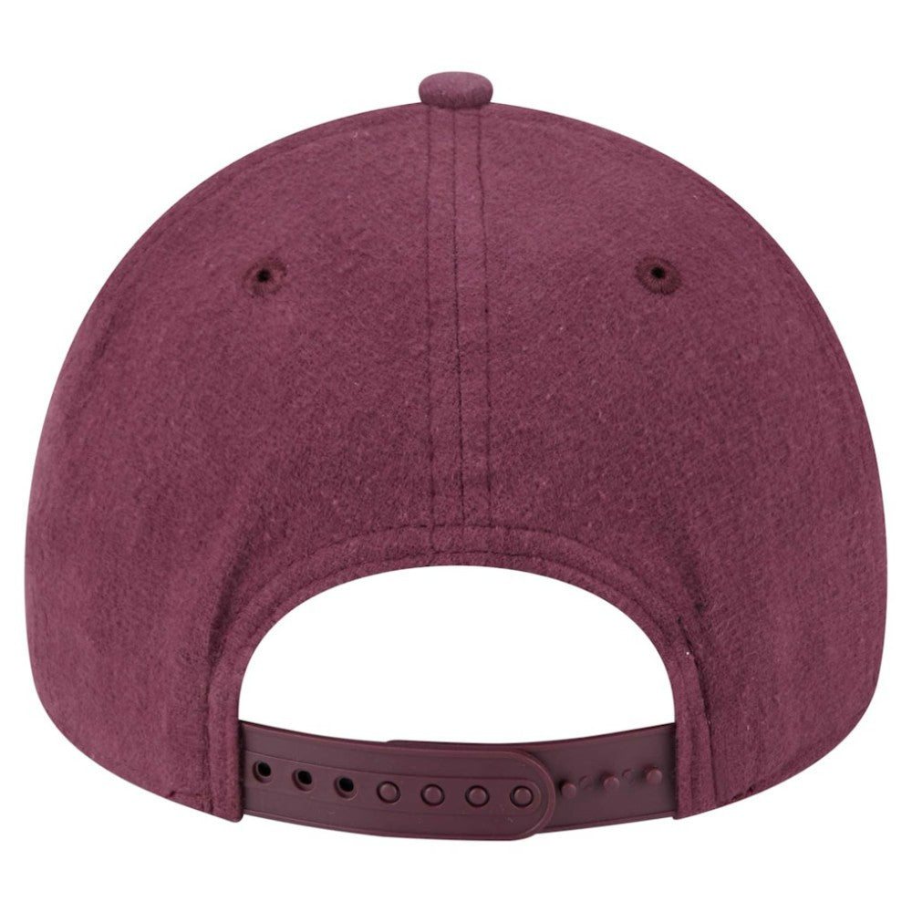 San Francisco Giants Moleskin Crown A-Frame 9FORTY Adjustable Hat - Maroon | New Era