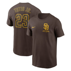 Fernando Tatis Jr. San Diego Padres 2024 MLB World Tour Seoul Series Name & Number T-Shirt - Brown | Nike