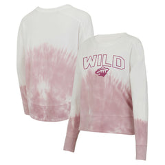 Minnesota Wild Concepts Sport Women's Orchard Tie-Dye Long Sleeve Top Pink/White
