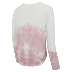 Minnesota Wild Concepts Sport Women's Orchard Tie-Dye Long Sleeve Top Pink/White