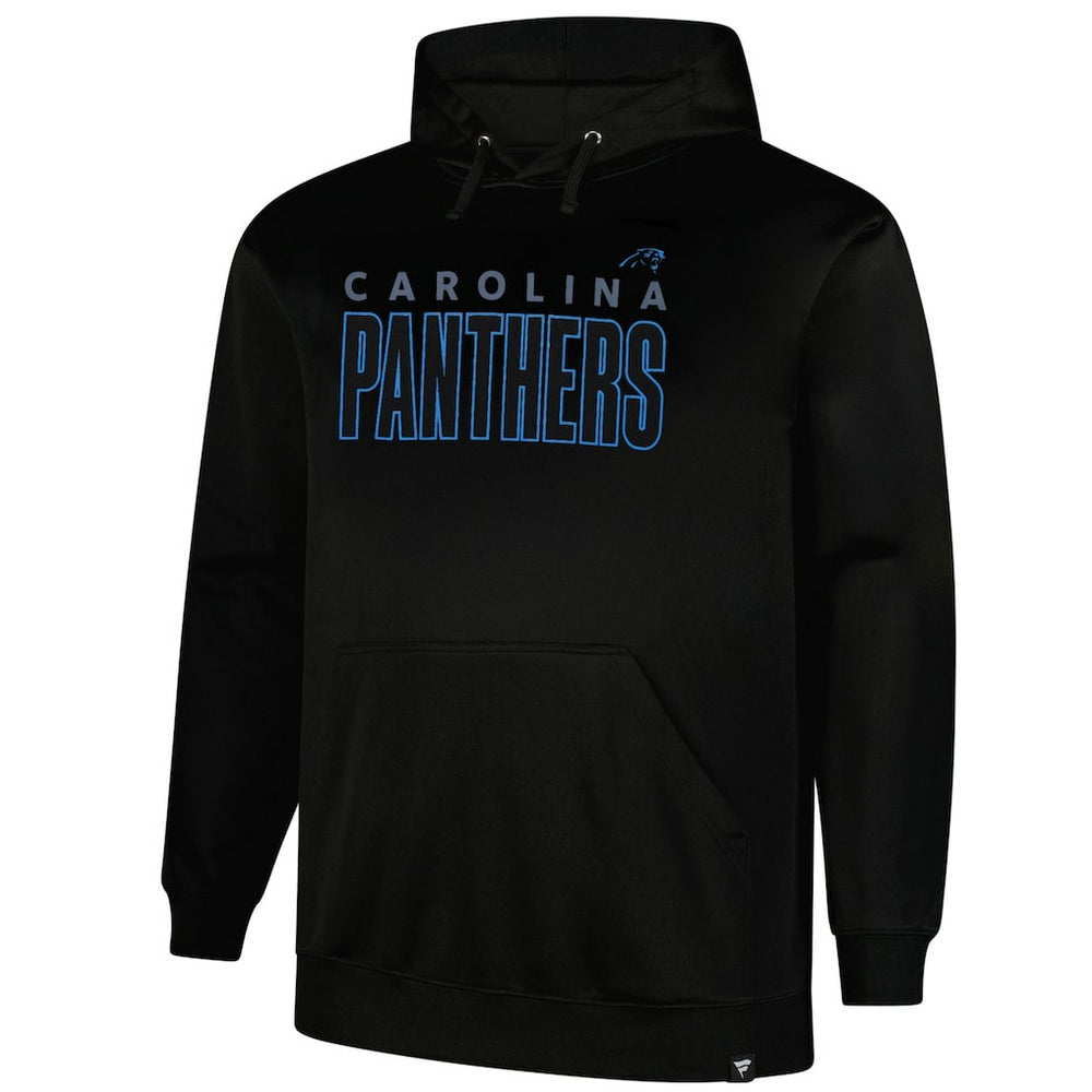 Carolina Panthers Big & Tall Fleece Pullover Hoodie - Black discount