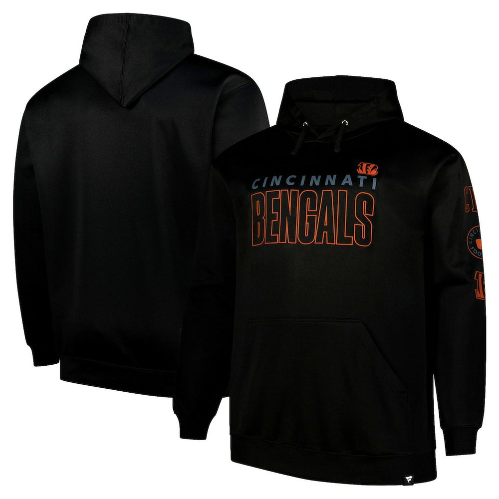 Cincinnati Bengals Big & Tall Fleece Pullover Hoodie - Black sale