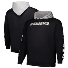Las Vegas Raiders Big & Tall Patched Out Pullover Hoodie - Black outlet
