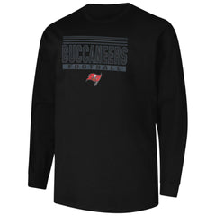 Tampa Bay Buccaneers Profile Big & Tall Pop Long Sleeve T-Shirt - Black outlet