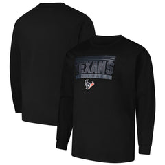 Houston Texans Profile Big & Tall Pop Long Sleeve T-Shirt - Black for sale