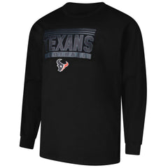 Houston Texans Profile Big & Tall Pop Long Sleeve T-Shirt - Black for sale