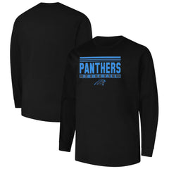 Carolina Panthers Profile Big & Tall Pop Long Sleeve T-Shirt - Black outlet