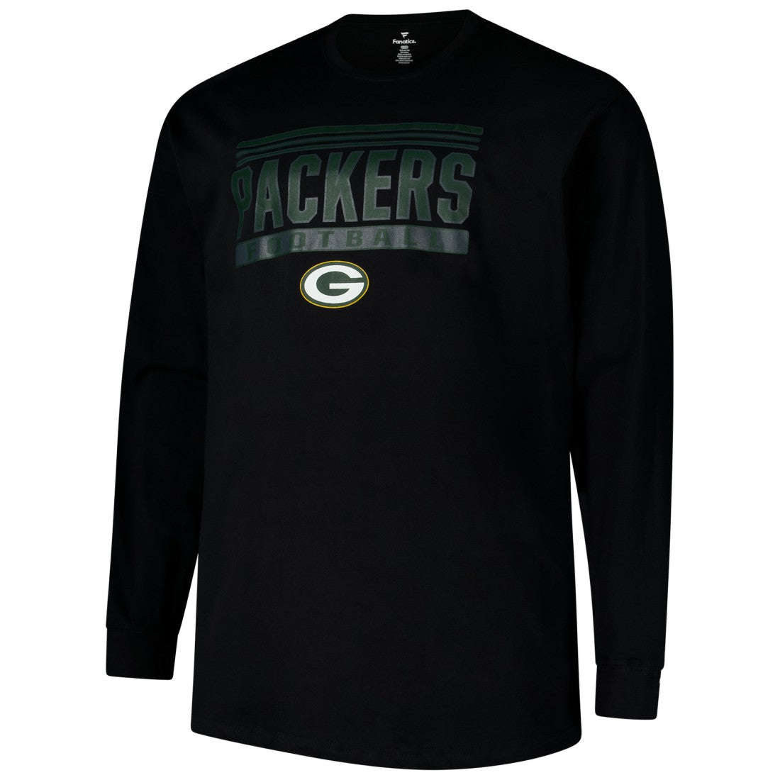 Green Bay Packers Profile Big & Tall Pop Long Sleeve T-Shirt - Black online