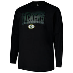 Green Bay Packers Profile Big & Tall Pop Long Sleeve T-Shirt - Black online