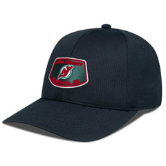 New Jersey Devils Levelwear Retro Skylight Zephyr Adjustable Hat Black