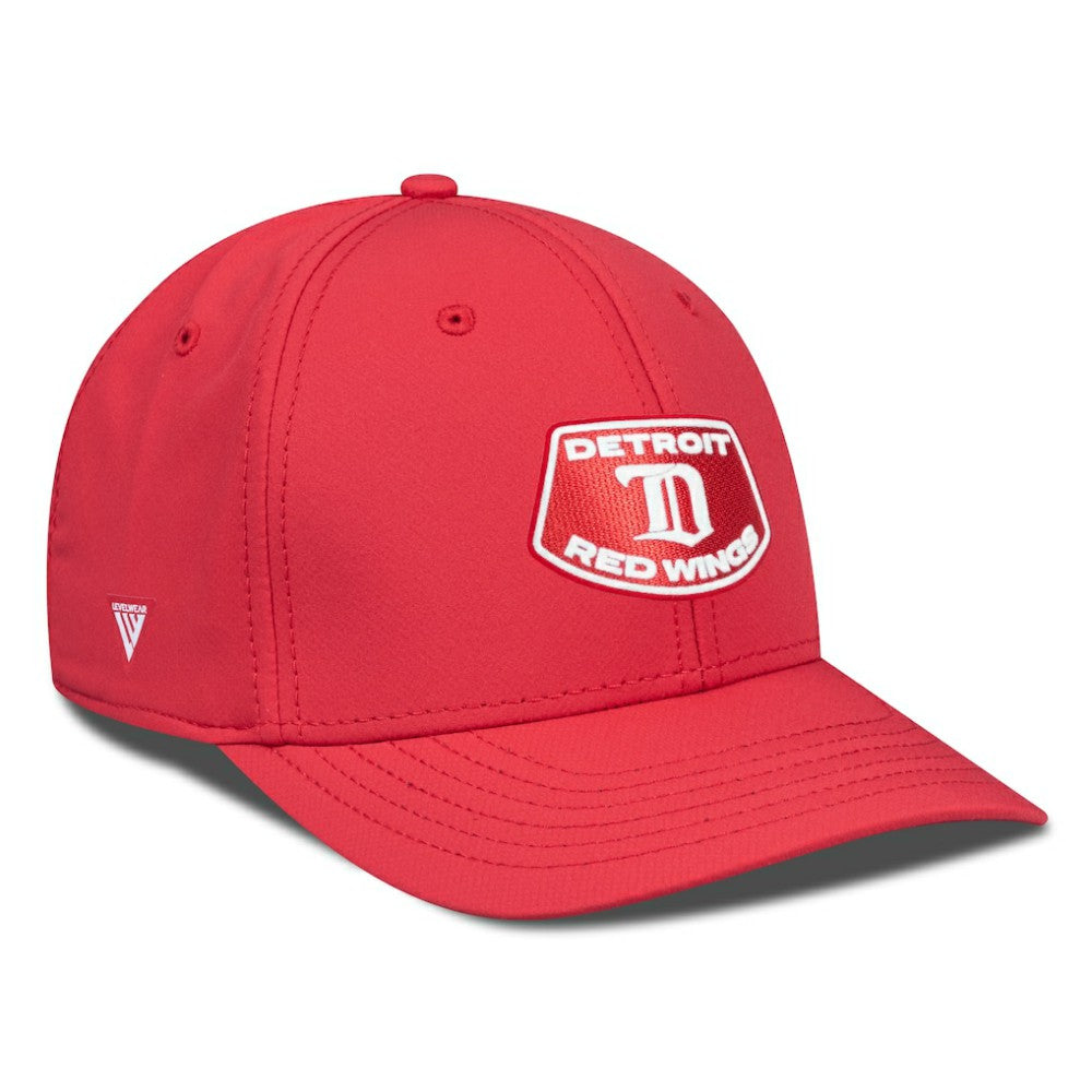 Detroit Red Wings Levelwear Retro Skylight Rise Flex Hat Red