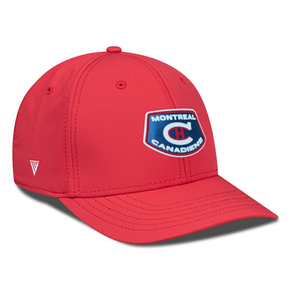 Montreal Canadiens Levelwear Retro Skylight Rise Flex Hat Red