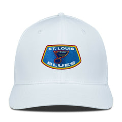 St. Louis Blues Levelwear Retro Skylight Rise Flex Hat White