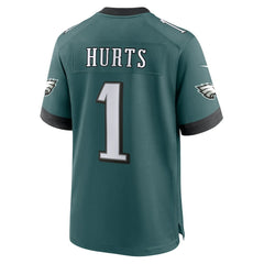 Jalen Hurts Philadelphia Eagles Team Game Jersey - Midnight Green | Nike sale